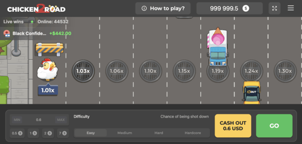 Chicken Road 2 - Cashout Screen
